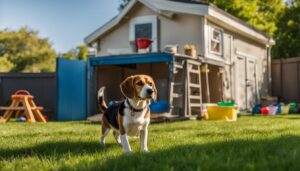 can beagle dogs live outside