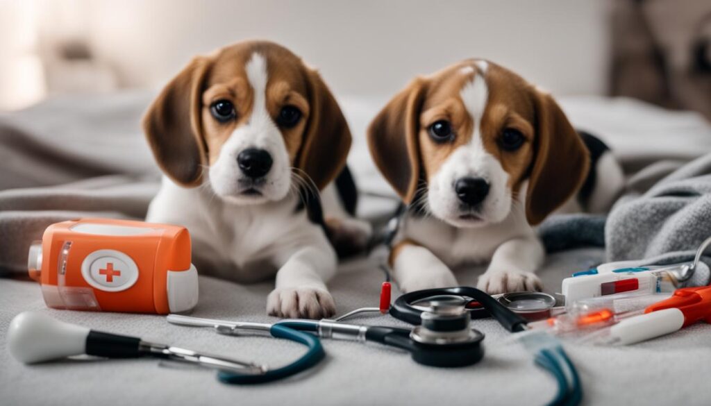 causes of shaking in beagle puppies