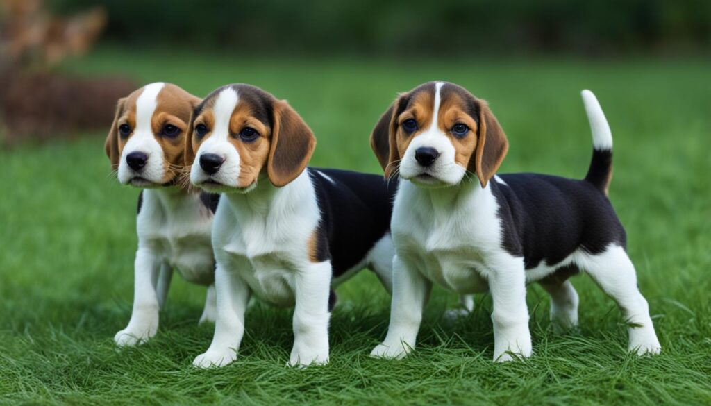 when do beagle puppies get their adult coat